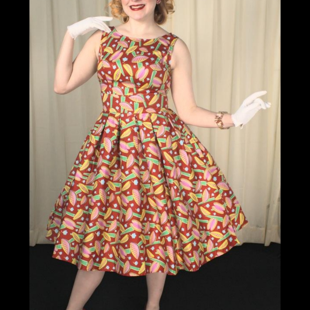 Retro pinup Venus Flytrap rockabilly Dress